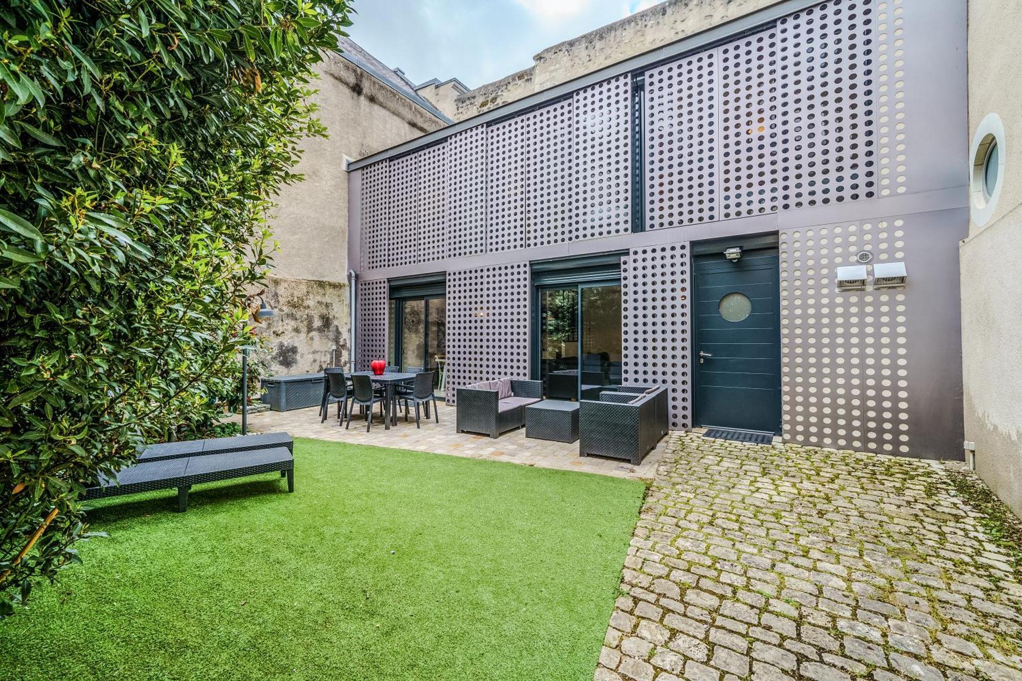 Maison D'Architecte Centre Tours Jardin, Climatisation, Parking 5 P Exterior photo