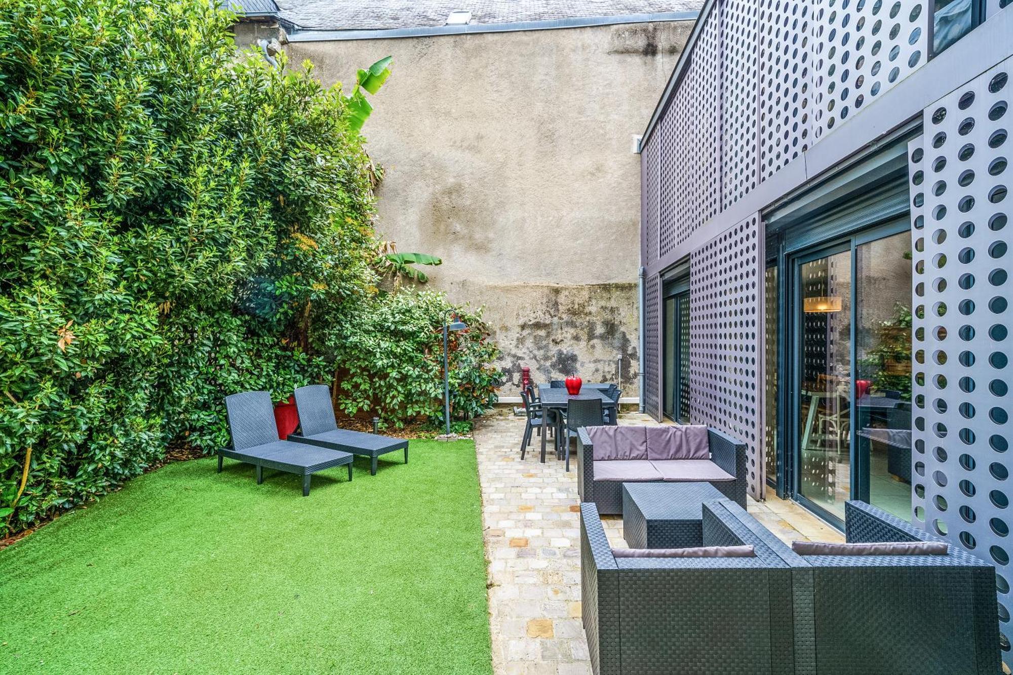 Maison D'Architecte Centre Tours Jardin, Climatisation, Parking 5 P Exterior photo